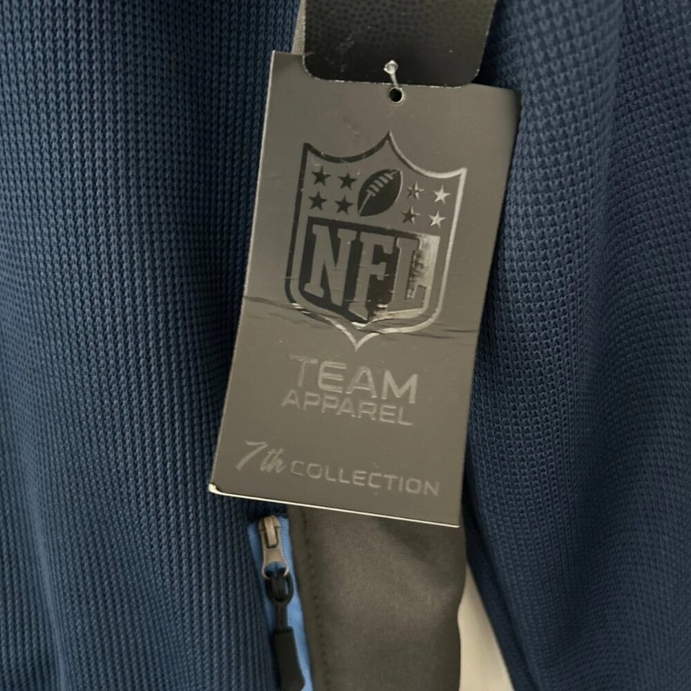 NWT NFL Team Apparel TENNESSEE TITANS Embroidered pullover Jacket Small MSRP $90 - Picture 3 of 15